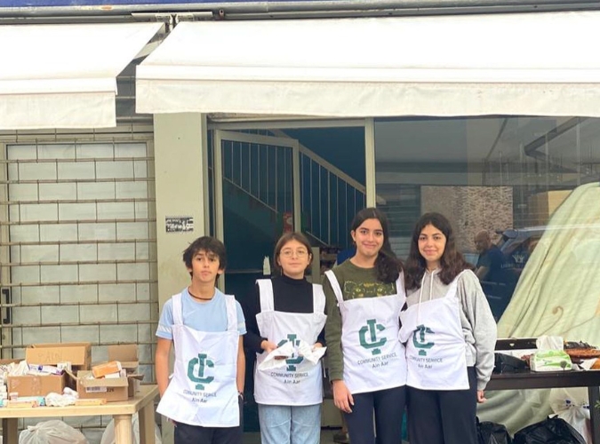 International College Students Lend a Hand