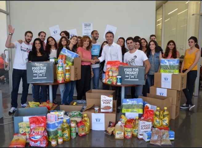 JWT Beirut Hosts “Food for Thought” Initiative