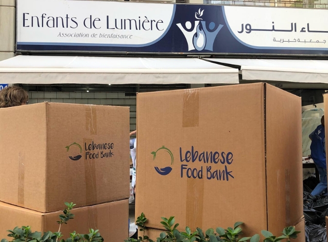 Lebanese Food Bank Donated 50 Food Boxes